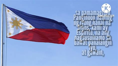 panalangin bago mag flag ceremony|Panimulang Panalangin .